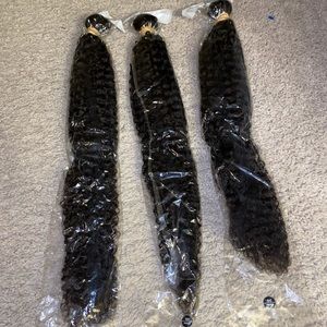 **SOLD** 28 in Kinky Curly Virgin Hair/Human Hair